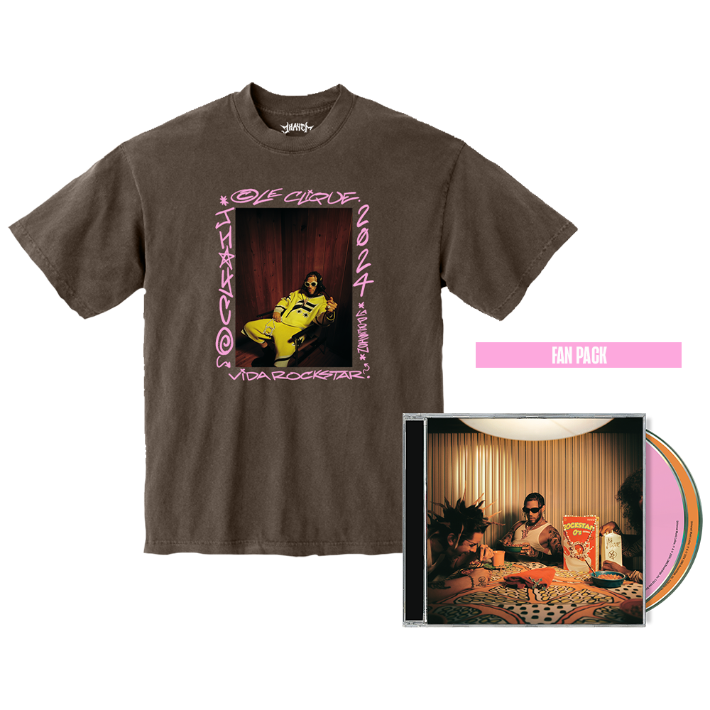 Le Clique: Vida Rockstar (X) Tee + CD Fan Pack